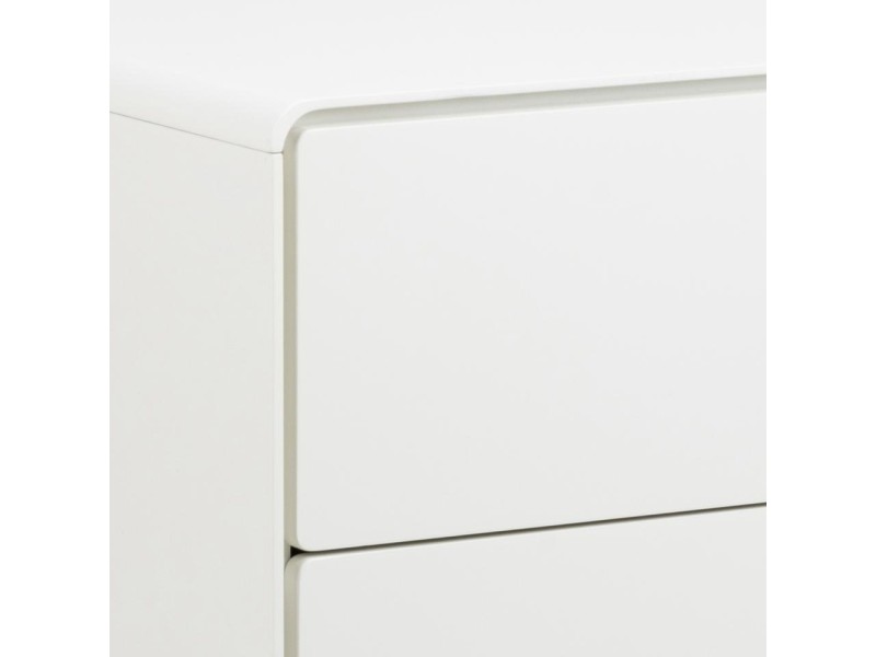 Komoda Lowell z 3 szufladami biała - ACTONA